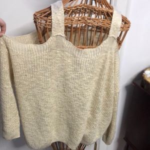 Manila colored sweater